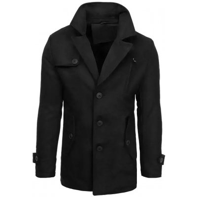 Dstreet pánský crombie coat Leen černá – Zboží Dáma