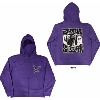 Black Sabbath mikina Henry Pocket Logo Zipped BP Purple