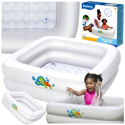 Bestway 51116 Nafukovací cestovní vanička 86 x 86 x 25 cm – Zboží Mobilmania