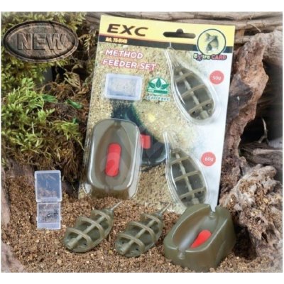 Extra Carp Method Feeder Set 50g, 60g + formička – Hledejceny.cz