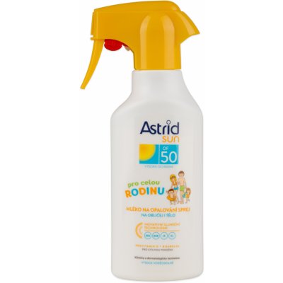 Astrid sun sprej na opalovaní SPF50 270 ml – Sleviste.cz