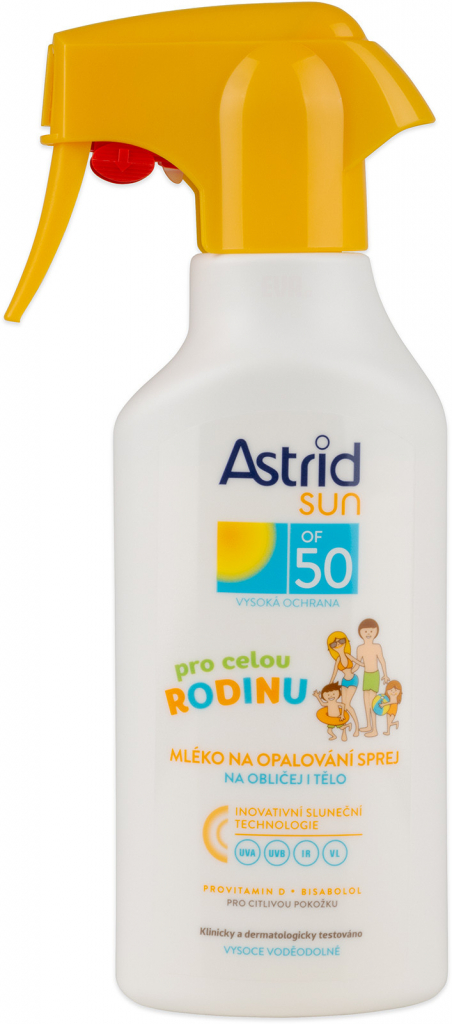 Astrid sun sprej na opalovaní SPF50 270 ml