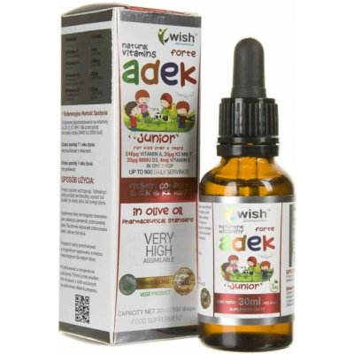 Wish Pharmaceutical ADEK Junior Forte 30 ml – Hledejceny.cz