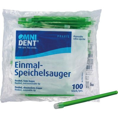 OMNIDENT Savky s Odnímatelnou Čepičkou 12,5cm Zelená 100ks 5+1 Zdarma – Hledejceny.cz