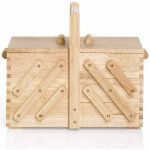 Kazeta - dřevěný košík na šicí potřeby, vel. M - světlý - PRYM – Zboží Dáma