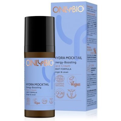 OnlyBio Hydra Mocktail Energizující denní pleťový krém se zázvorem a levany 50 ml