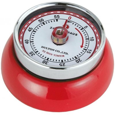 Zassenhaus SPEED Retro magnetická kuchyňská minutka červená – Zboží Dáma