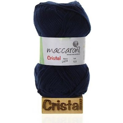 Maccaroni Cristal tmavší modrá 2404