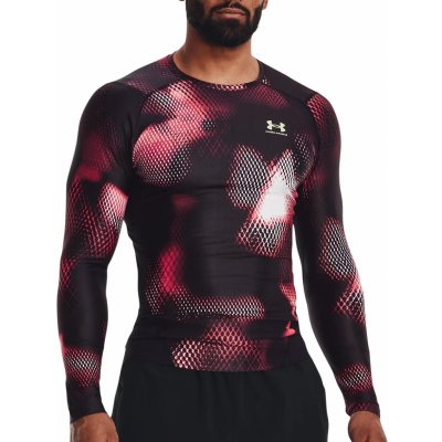 Under Armour triko s dlouhým rukávem UA Iso-Chill Compression Printed 1374076-001 – Zboží Mobilmania