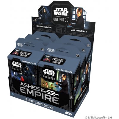 Fantasy Flight Games Star Wars : Unlimited - Ashes of the Empire Spotlight Deck: Luke Skywalker – Zboží Mobilmania