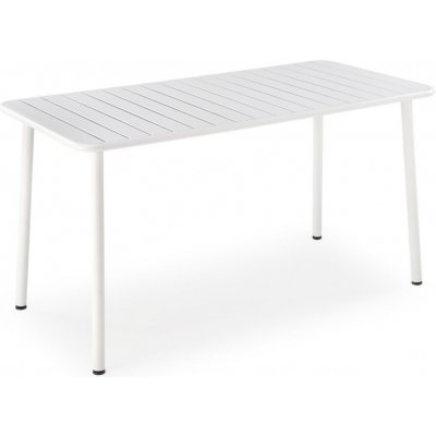 Halmar Stůl zahradní Bosco 140x70 cm bílá – Hledejceny.cz