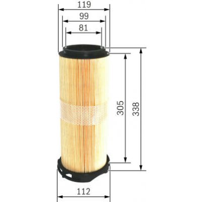 Vzduchový filtr BOSCH F 026 400 214 – Hledejceny.cz