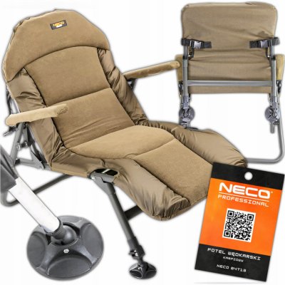 Neco Křeslo Udírna NECO 84713 odstíny hnědé a béžové – Zboží Dáma