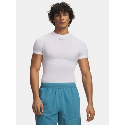 Under Armour pánské tričko UA HG Elite Comp SS bílá – Zboží Mobilmania