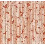 Terramat PVC 6050-5 oranžová arabeska metráž 60 cm – Sleviste.cz