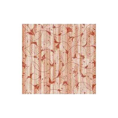 Terramat PVC 6050-5 oranžová arabeska metráž 60 cm – Sleviste.cz