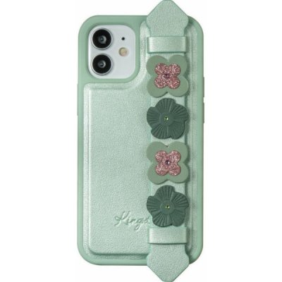 Kingxbar Sweet Series Gel Case zdobený originálním krystaly Swarovski s iPhone 12 Mini zelené Universal – Hledejceny.cz