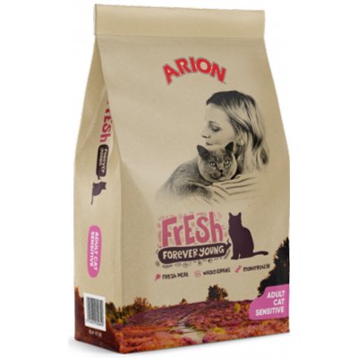 Arion Fresh Adult Cat Sensitive 12 kg – Zbozi.Blesk.cz