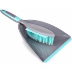 GoEco Zubatá lopatka a Smetáčkostěrka smetáček s praktickou stěrkou 34 cm mintová – Zboží Dáma