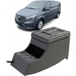 Středová konzole Mercedes Benz V W639/W447 (Vito/Viano) s USB - šedá