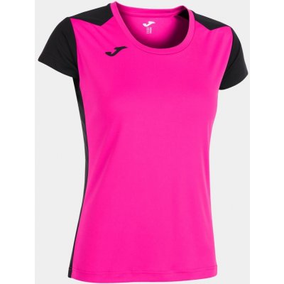 Joma Record II Short Sleeve T-Shirt Fluor Pink Black