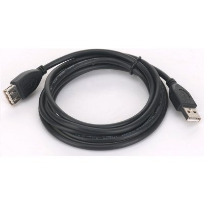 Gembird CCP-USB2-AMAF-10 USB 2.0 kabel A-A prodlužovací, 3m, černý – Zboží Mobilmania