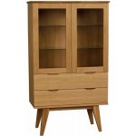 Dubová vitrína ROWICO FILIPPA 140 x 81 cm – Hledejceny.cz