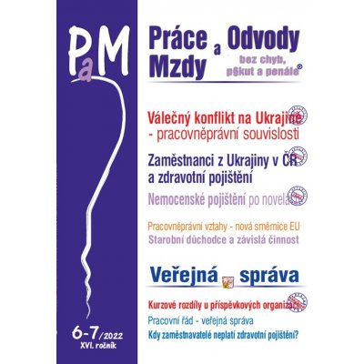 PaM č. 6-7 / 2022 - Válečný konflikt na Ukrajině – pracovněprávní souvislosti – Zboží Mobilmania