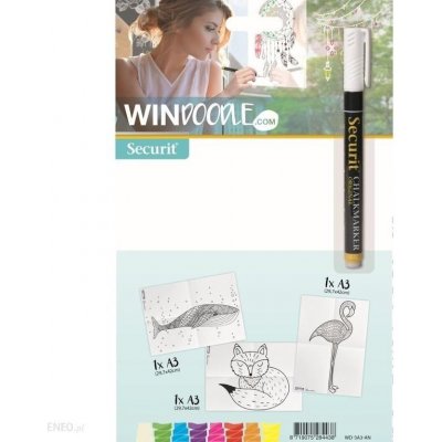 Šablony na sklo 29,7x42 cm ZVÍŘATA WD-3A3-AN – Hledejceny.cz