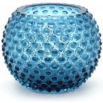 Váza 18cm - Hobnail - Ananas - modrý kouř – Hledejceny.cz