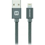 Swissten Datový Kabel Textile Usb / Lightning 0,2 M Šedý – Hledejceny.cz