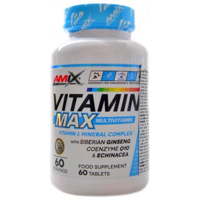 Amix Nutrition Vitamin Max Multivitamin 60 tablet – Hledejceny.cz
