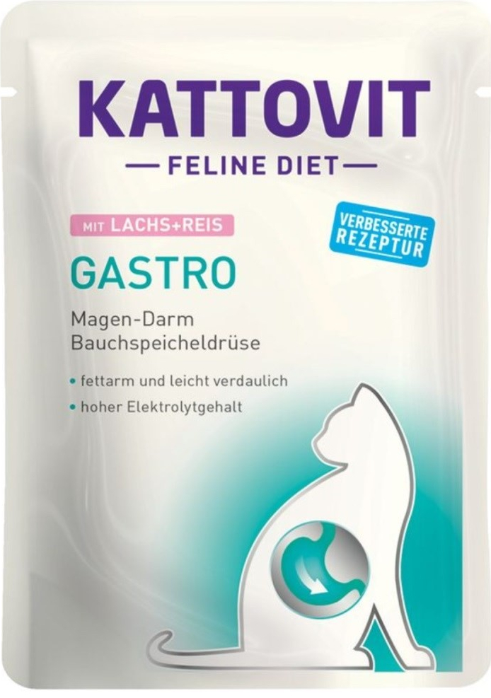 Kattovit Feline Diet Gastro krutí s rýží 85 g