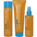 Paul Mitchell Summer trio Sun Revitalizing shampoo 300 ml + After Sun Nourishing masque 250 ml + Sun Protective dry oil 150 ml dárková sada – Zboží Mobilmania