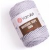 Příze Macrame rope 3mm YARNART 250g Barva: šedá sv.