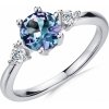 Prsteny Royal Fashion stříbrný pozlacený prsten Alexandrit DGRS0013 WG