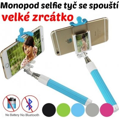 Neven Monopod se zrcadlem teleskopický se spouští TS-208 zelena – Zboží Mobilmania