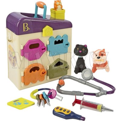 B-toys Veterinářský kufřík Pet Vet Clinic – Zboží Mobilmania