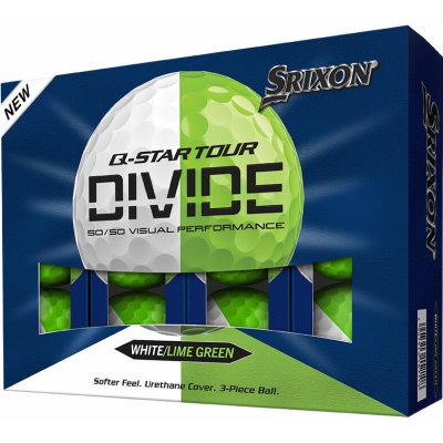 Srixon Q-Star Tour Divide 6 zeleno-bílé 12 ks – Hledejceny.cz