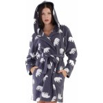 Dámský teploučký župan s ledními medvědy 1Z1543 modrá – Sleviste.cz