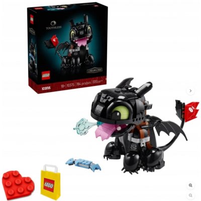 LEGO® Icons™10375 Jak vycvičit draka: Bezzubka – Zboží Dáma
