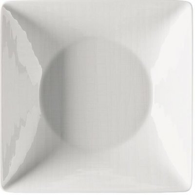 Čtvercový hluboký talíř Mesh Rosenthal bílý 20 cm
