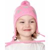 Dětská čepice Marhatter Dívčí pletená čepice 9536 růžová