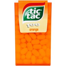 Tic Tac 100 dropsy s pomerančovou příchutí 49 g