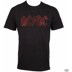 AMPLIFIED AC-DC CLASSIC LOGO CHARCOAL red černá