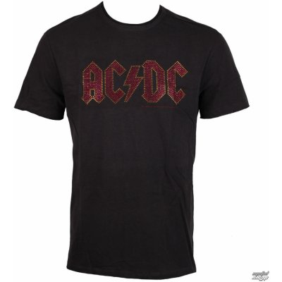 AMPLIFIED AC-DC CLASSIC LOGO CHARCOAL RED černá