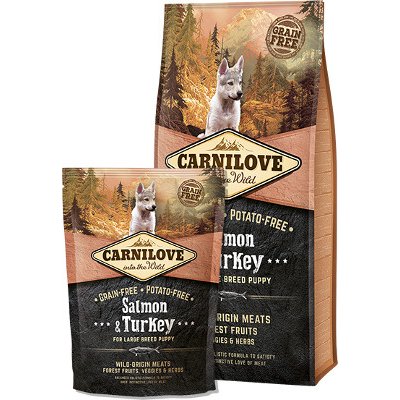 Carnilove Salmon & Turkey for large breed puppy 12 kg