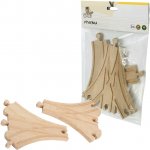 Babu vláčky Kolej rojztrojka 17cm, 2ks – Zboží Dáma