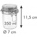 Tescoma Della Casa 895142 sklenice s klipem 350 ml – Zboží Dáma