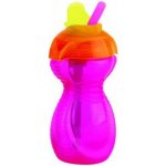 Munchkin Click Lock hrneček s brčkem růžová 296 ml – Sleviste.cz